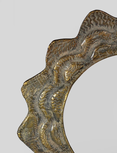 テケ族　つウネウネの首飾り　o_058