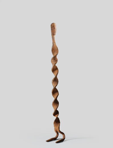 ドゴン族　螺旋で祈る鉄の像　o_066