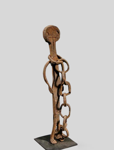 ドゴン族　悪い精霊から守ってくれる鉄像　o_084