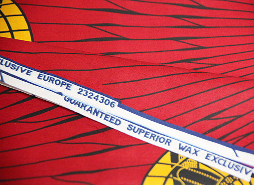 アフリカ コットン生地「扇風機」　o_095