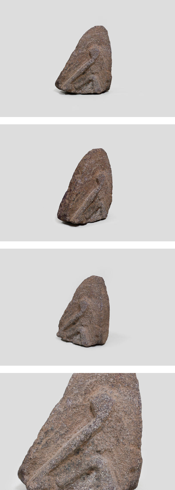 西アフリカ　蛇の石像　o_190